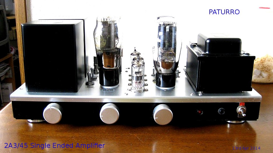 2A3/45 Single Ended Amplifier 2014 Apr