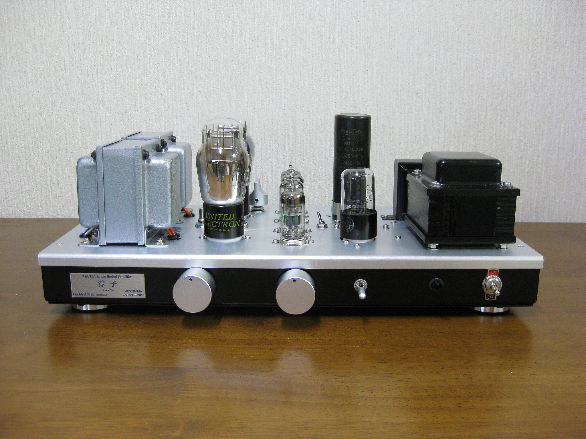 2A3 Single Ended Amplifier 2013