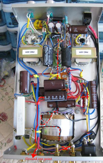 Inside amplifier E34L