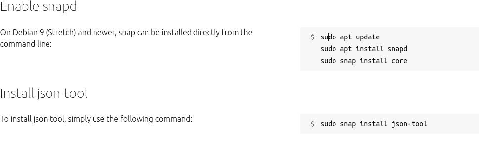 snap install 